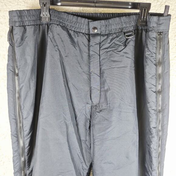 Obermeyer Men’s Tundra Insulated Ski Snowboard Pants Black XXL Full Zip Winter - Picture 1 of 16